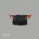 CARCASA REDONDA 85X35MM NEGRA 100U/C