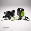 KIT SOLAR PORTATIL LINTERNA/3FOCOS3W/USB
