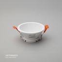 CARCASA REDONDA 85X35MM BLANCA 100U/C