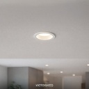 CARCASA REDONDA 85X35MM BLANCA 100U/C