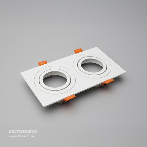 CARCASA CUADRADA 172X92X30MM BLANCO 50U/C