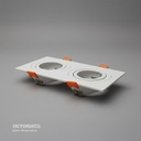 CARCASA CUADRADA 172X92X30MM BLANCO 50U/C