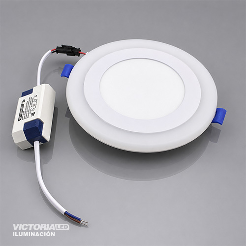 VICTORIA LED PANEL EMP RED 6W+3W AMARILLO 50U/C