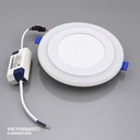 VICTORIA LED PANEL EMP RED 6W+3W AMARILLO 50U/C