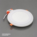 VICTORIA LED PANEL EMP RED 12W+4W FUCHSIA 100U/C