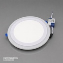 VICTORIA LED PANEL EMP RED 18W+6W ROJO 100U/C