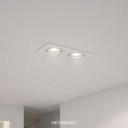 CARCASA CUADRADA 172X92X30MM BLANCO 50U/C