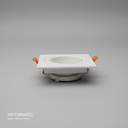 CARCASA CUADRADA 92X92X30MM BLANCO 100U/C