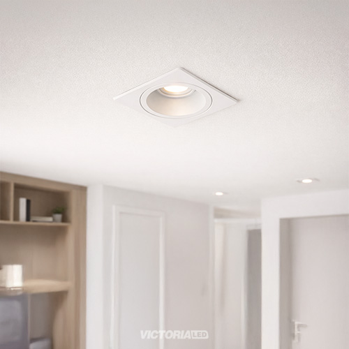 CARCASA CUADRADA 92X92X30MM BLANCO 100U/C