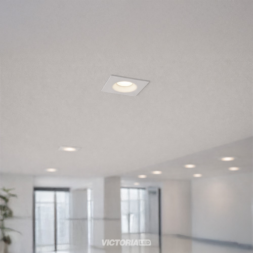 CARCASA CUADRADA 85X85X35MM NEGRA 100U/C