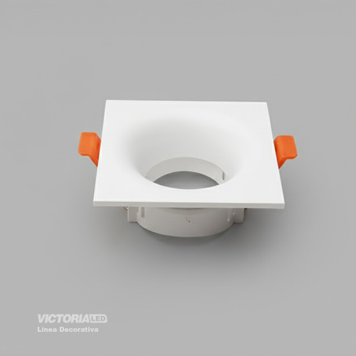 CARCASA CUADRADA 85X85X35MM BLANCA 100U/C