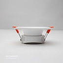 CARCASA CUADRADA 85X85X35MM BLANCA 100U/C