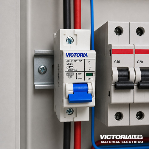BREAKER VICTORIA LED AC 10K 1P 125A 12U/C