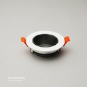 CARCASA REDONDA 90X30MM BLANCO/GRAY 100U/C