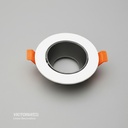 CARCASA REDONDA 90X30MM BLANCO/GRAY 100U/C