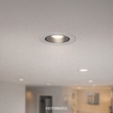 CARCASA REDONDA 90X30MM BLANCO/GRAY 100U/C