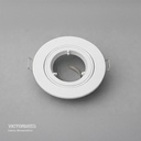 CARCASA REDONDA 94X38MM BLANCA 100U/C