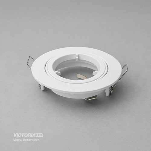 CARCASA REDONDA 94X38MM BLANCA 100U/C