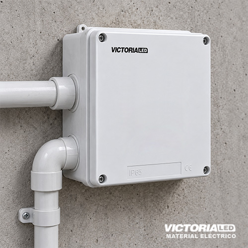 VICTORIA LED CAJA DE PASO 200X155X80MM 40U/C