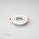 CARCASA REDONDA 92X30MM BLANCA 100U/C