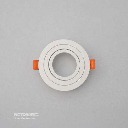 CARCASA REDONDA 92X30MM BLANCA 100U/C