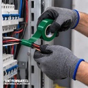 CINTA ELECTRICA VERDE 0.13X19X20.2M FUEGO RETARDANTE 200U