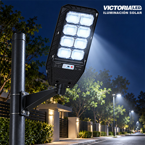 SOLAR LAMPARA DE POSTE 6500K 150W