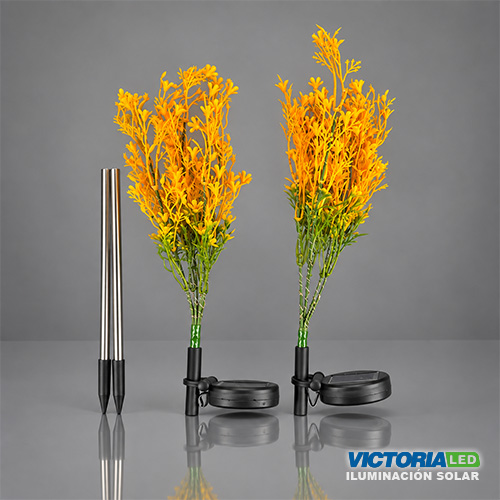SOLAR ESTACA 3000K FLORES 2U/C