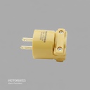 ENCHUFE MACHO 2P 125V 15A AMARILLO 25U/C