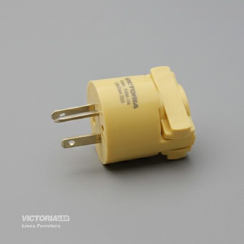 ENCHUFE MACHO 3P 250V 15A AMARILLO 25U/C