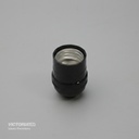 BOQUILLA COLGANTE BAQUELITA E27 600W 110/250V NEGRO 25U/C