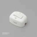 INTERRUPTOR SIMPLE SOBREPUESTO BLANCO 10U/C