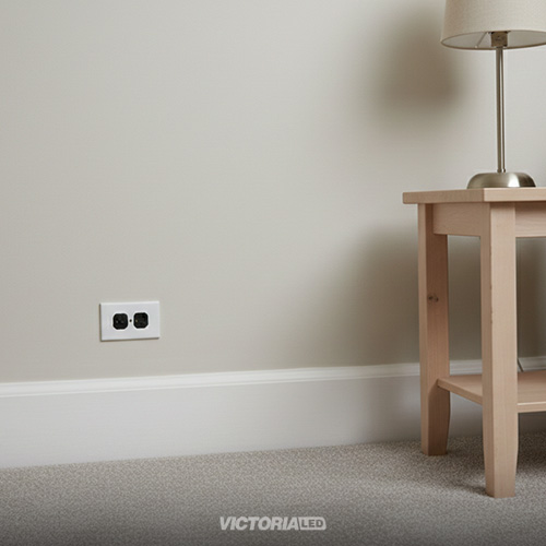 TAPA DE TOMACORRIENTE BLANCO 50U/C