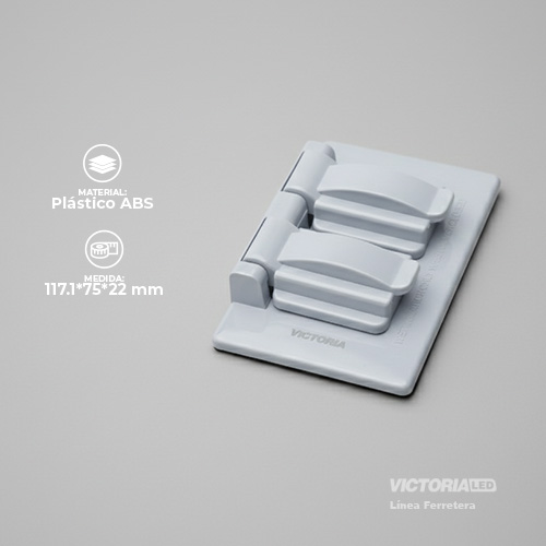 PLACA FRONTAL CUBIERTA IMPERMEABLE GRIS