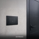 PULSADOR TIMBRE 16A 125/250V PC NEGRO 10U/C