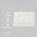 PULSADOR TIMBRE 16A 125/250V PC BLANCO 10U/C