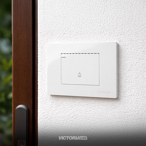 PULSADOR TIMBRE 16A 125/250V PC BLANCO 10U/C