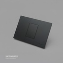 PLACA CIEGA PC NEGRO 10U/C