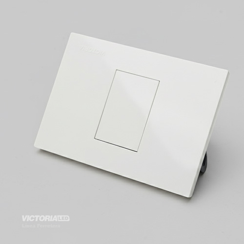 PLACA CIEGA PC BLANCO 10U/C