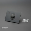 INTERRUPTOR DIMMER SIMPLE 300W 125/250V PC NEGRO 5U/C