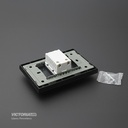 INTERRUPTOR DIMMER SIMPLE 300W 125/250V PC NEGRO 5U/C