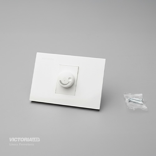 INTERRUPTOR DIMMER SIMPLE 300W 125/250V PC BLANCO 5U/C