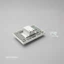 INTERRUPTOR DIMMER SIMPLE 300W 125/250V PC BLANCO 5U/C