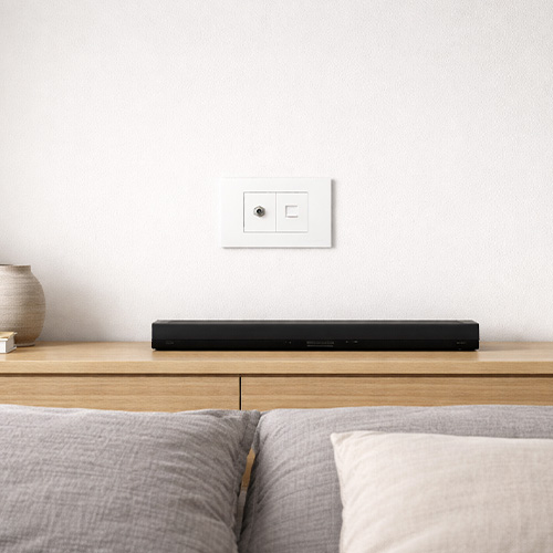 TOMA TV + RJ45 CAT5 PC BLANCO 10U/C