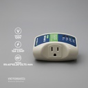 PROTECTOR DE VOLTAJE 1 TOMA 15A 90V-140V 25U/C