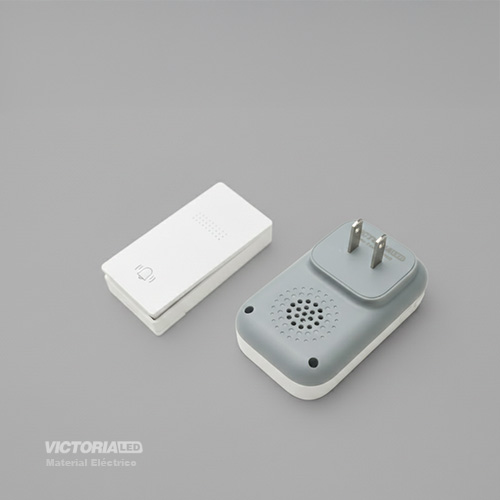 TIMBRE INALAMBRICO KINETICO BLANCO 110/240V 100U/C