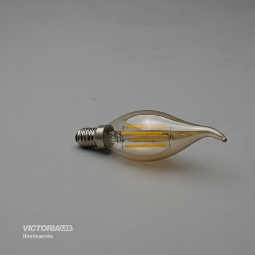 FOCO LED E14 4W 2700K 110V TRANSPARENTE