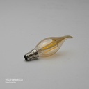 FOCO LED E14 4W 2700K 110V TRANSPARENTE