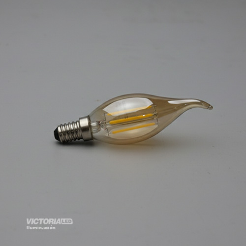 FOCO LED E14 4W 2700K 110V TRANSPARENTE