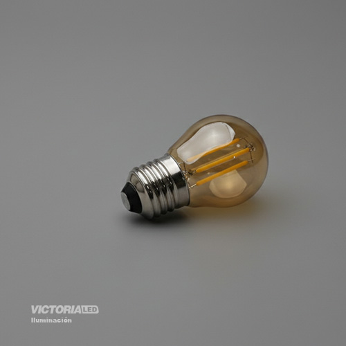 FOCO LED E27 4W 2700K 110V AMBAR